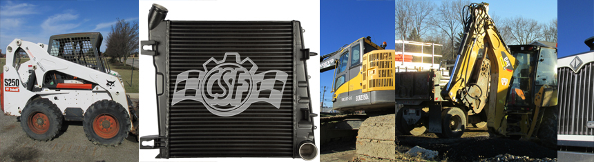 radiators for construction equipment